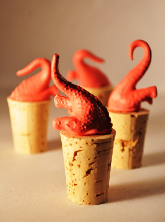 Dinosaur wine stoppers